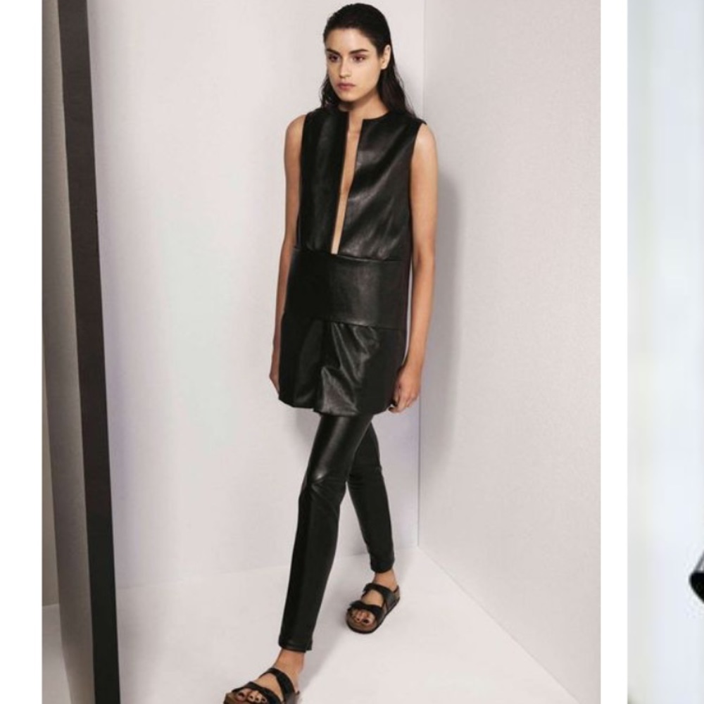 NWT Finders Keepers faux leather dress, sz. Xs
